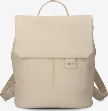 ZWEI Backpack 'Mademoiselle' in Beige: front