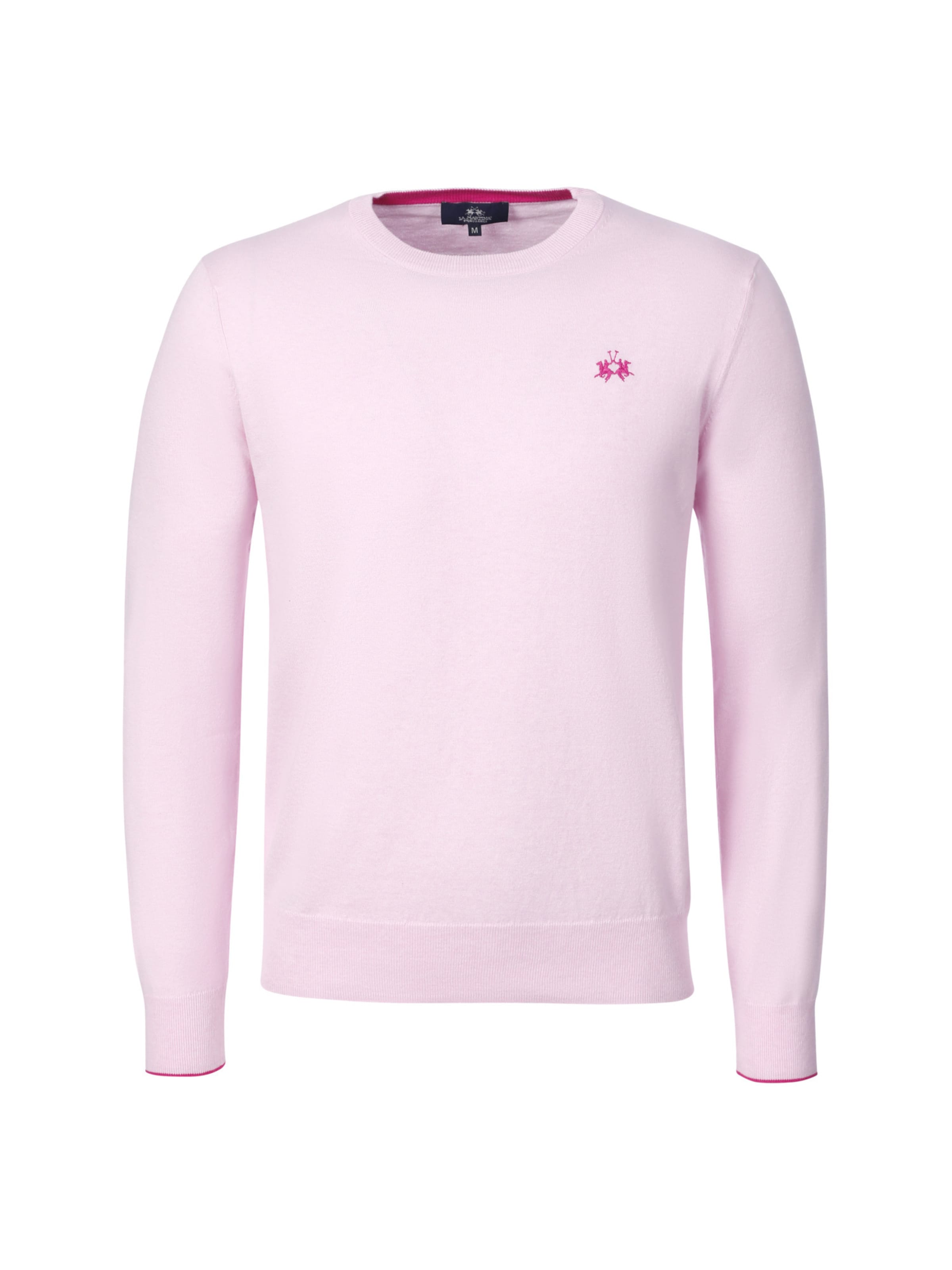 La Martina Pullover 'MCS010' in Pink: Vorderseite