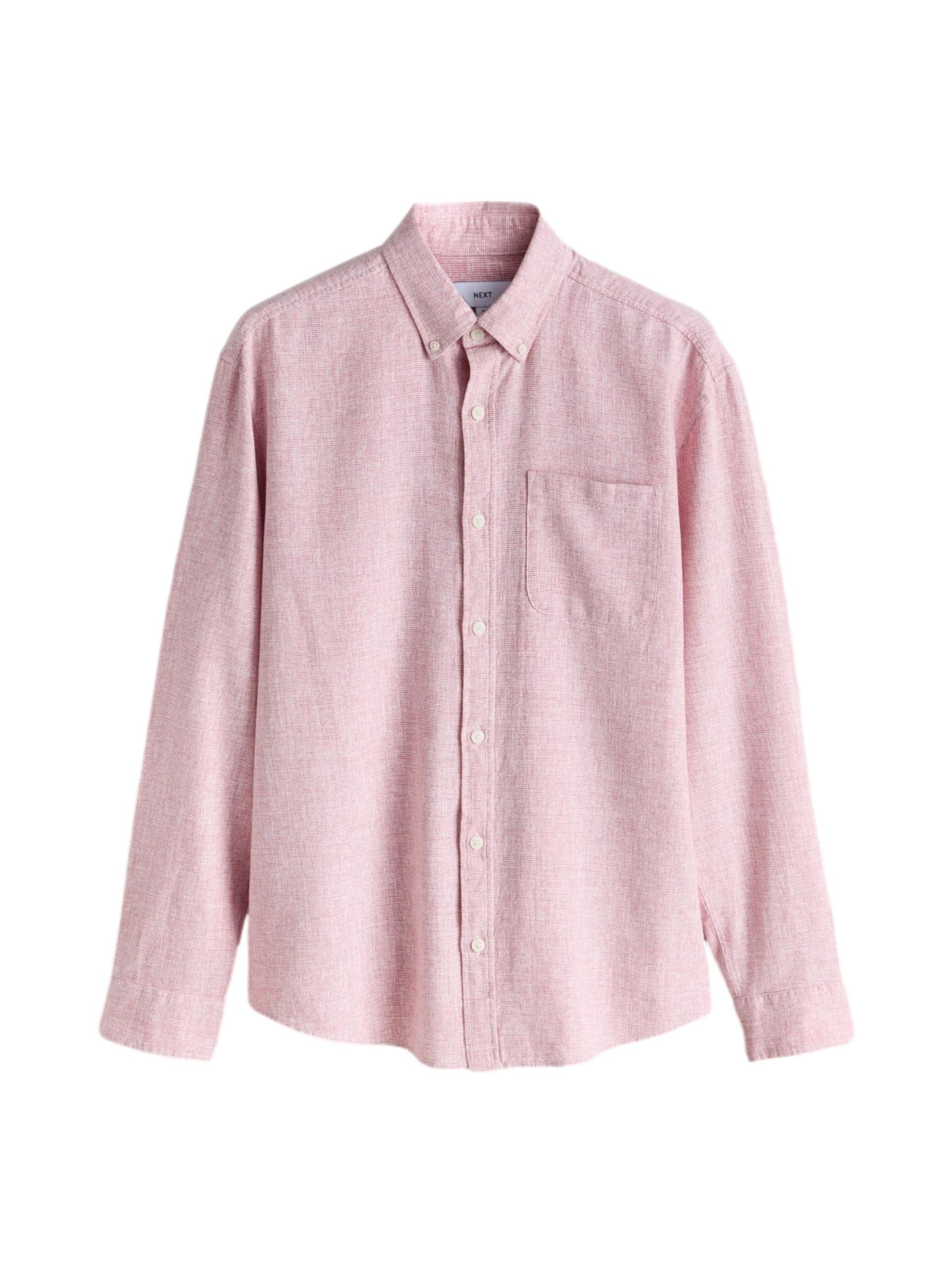 Next Средняя посадка Рубашка в Ярко-розовый: спереди