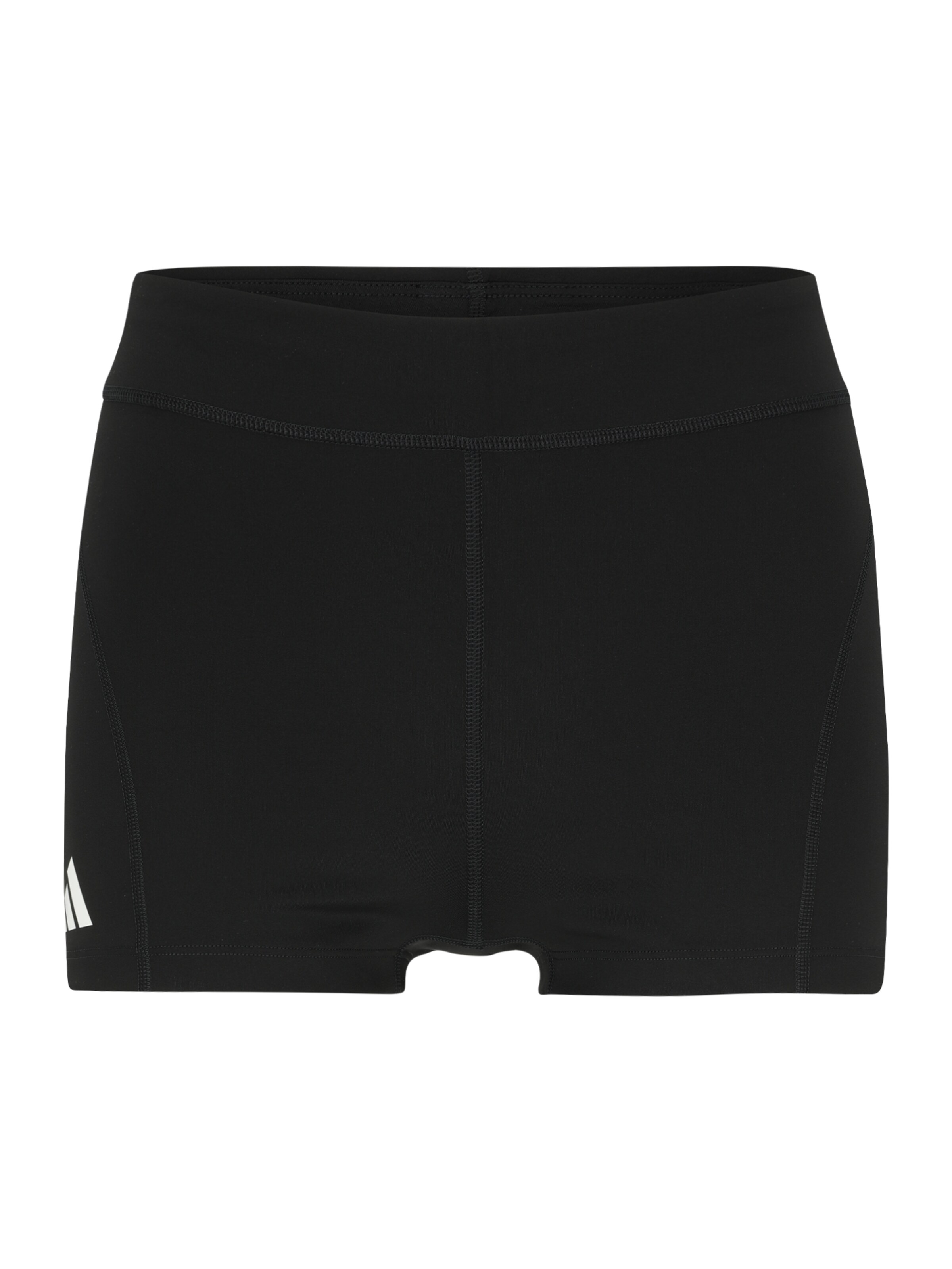 ADIDAS PERFORMANCE Скинни Спортивные штаны 'ADIZERO' в Черный: спереди