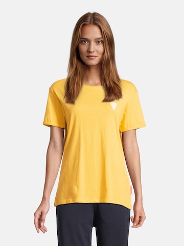 T-shirt 'Otten' salzhaut en jaune