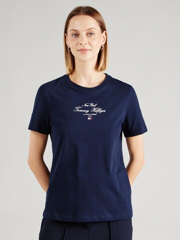 Maglietta di TOMMY HILFIGER in blu: frontale