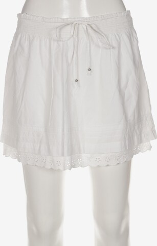 TOM TAILOR DENIM Skirt in S in White: front