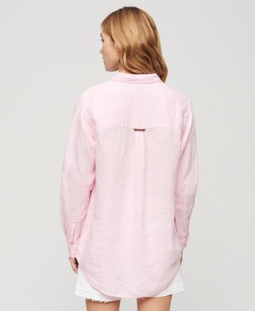 Chemisier Superdry en rose