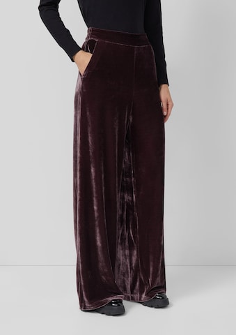 s.Oliver Wide leg Broek in Rood