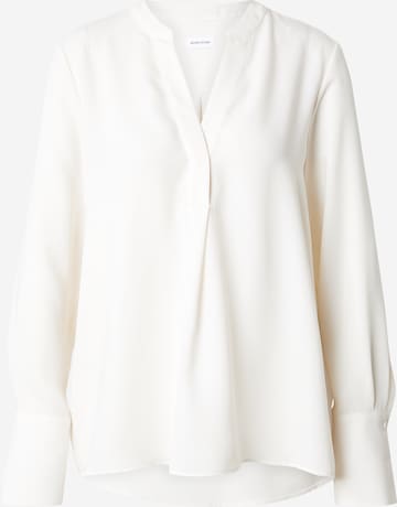 Chemisier 'Schwarze Rose' SEIDENSTICKER en blanc : devant