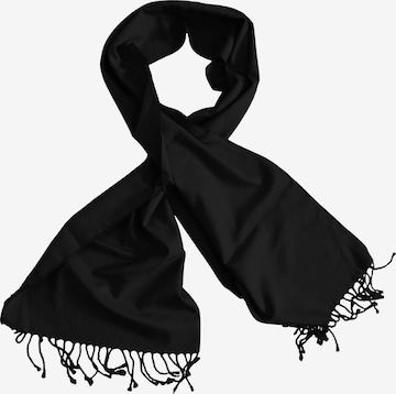 Posh Gear Scarf 'Cordeseta' in Black: front