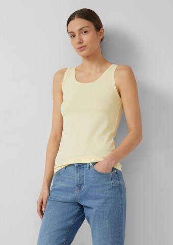 T-shirt s.Oliver en jaune : devant