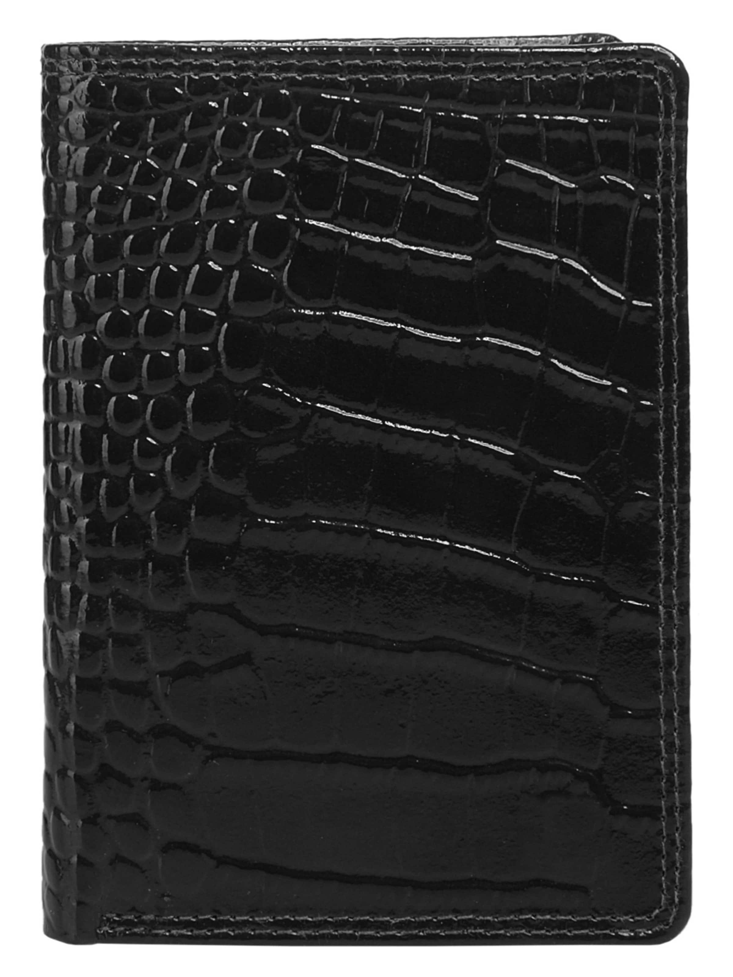 BODENSCHATZ Wallet in Black: front