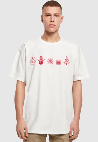 Merchcode T-Shirt in Weiß: Vorderseite