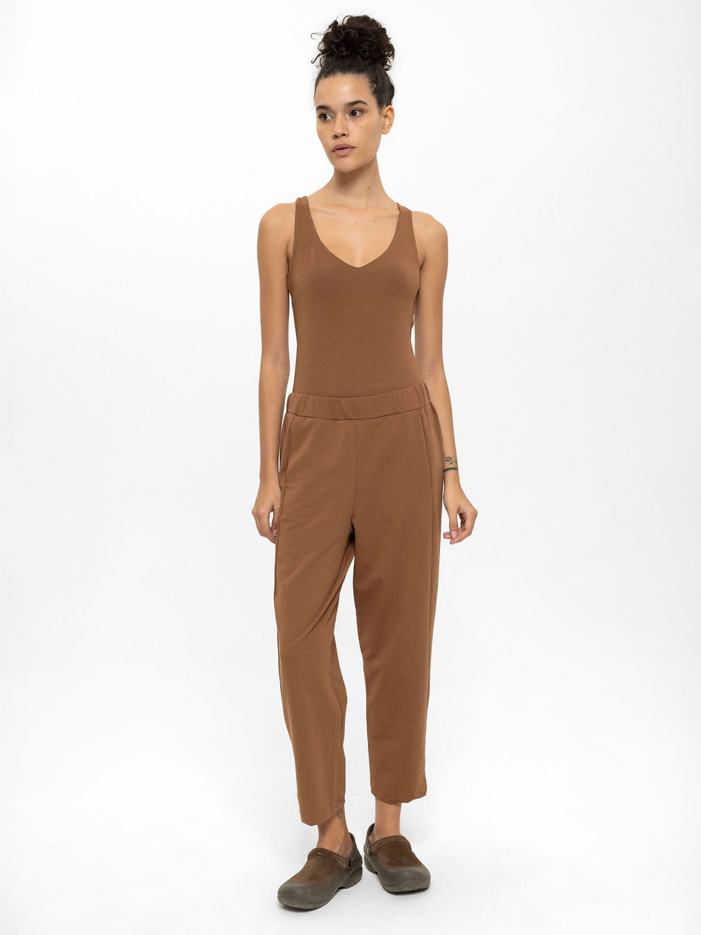 Anou Anou - Skinny Pantalón en beige