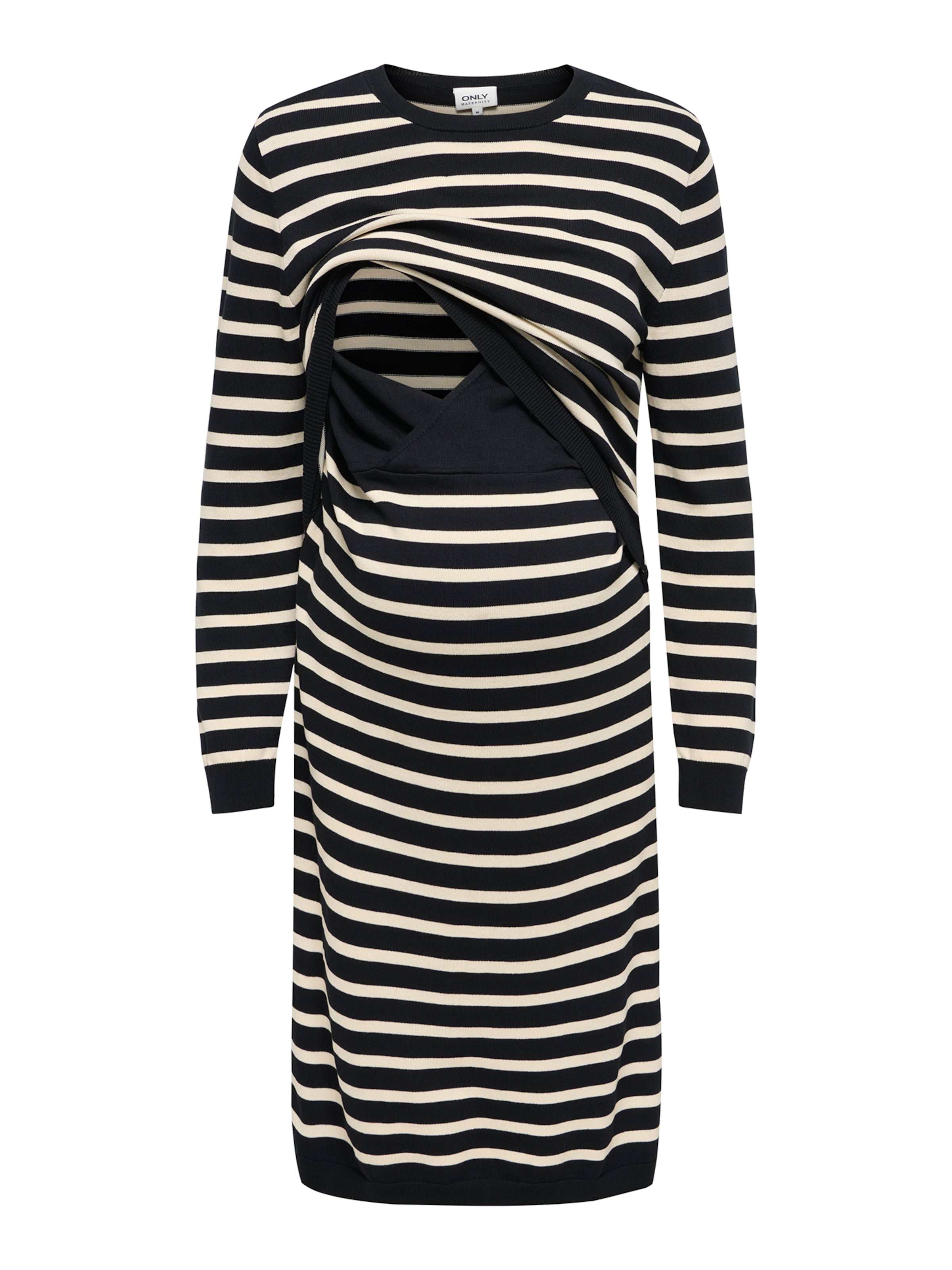 Only Maternity - Vestido de punto 'OLMFARI' en negro