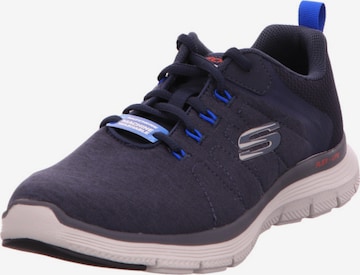 SKECHERS Sportieve veterschoen in Blauw: voorkant