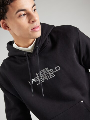 KARL LAGERFELD JEANS Sweatshirt i sort