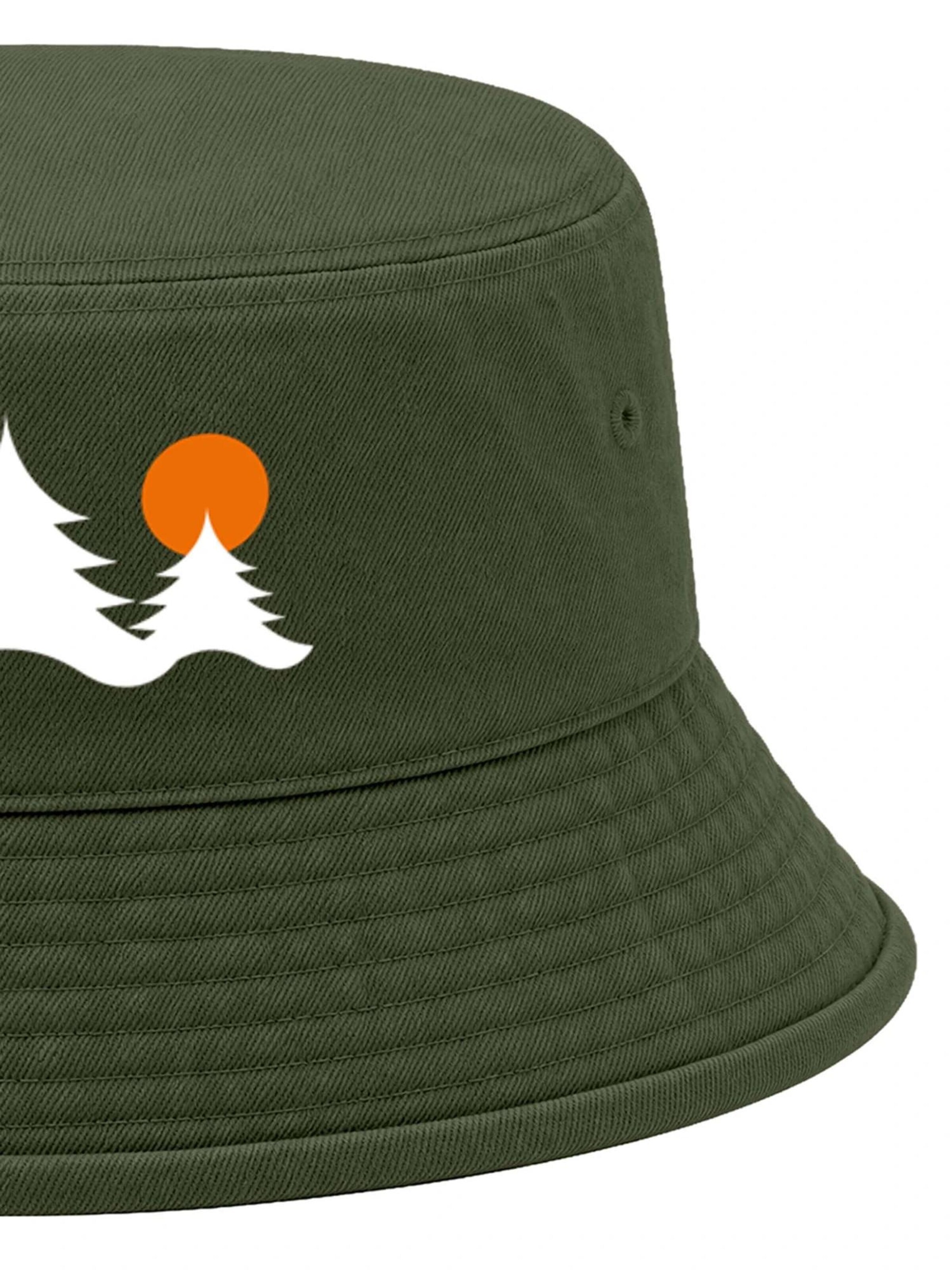 Neverless Hat 'Bäume' in Green