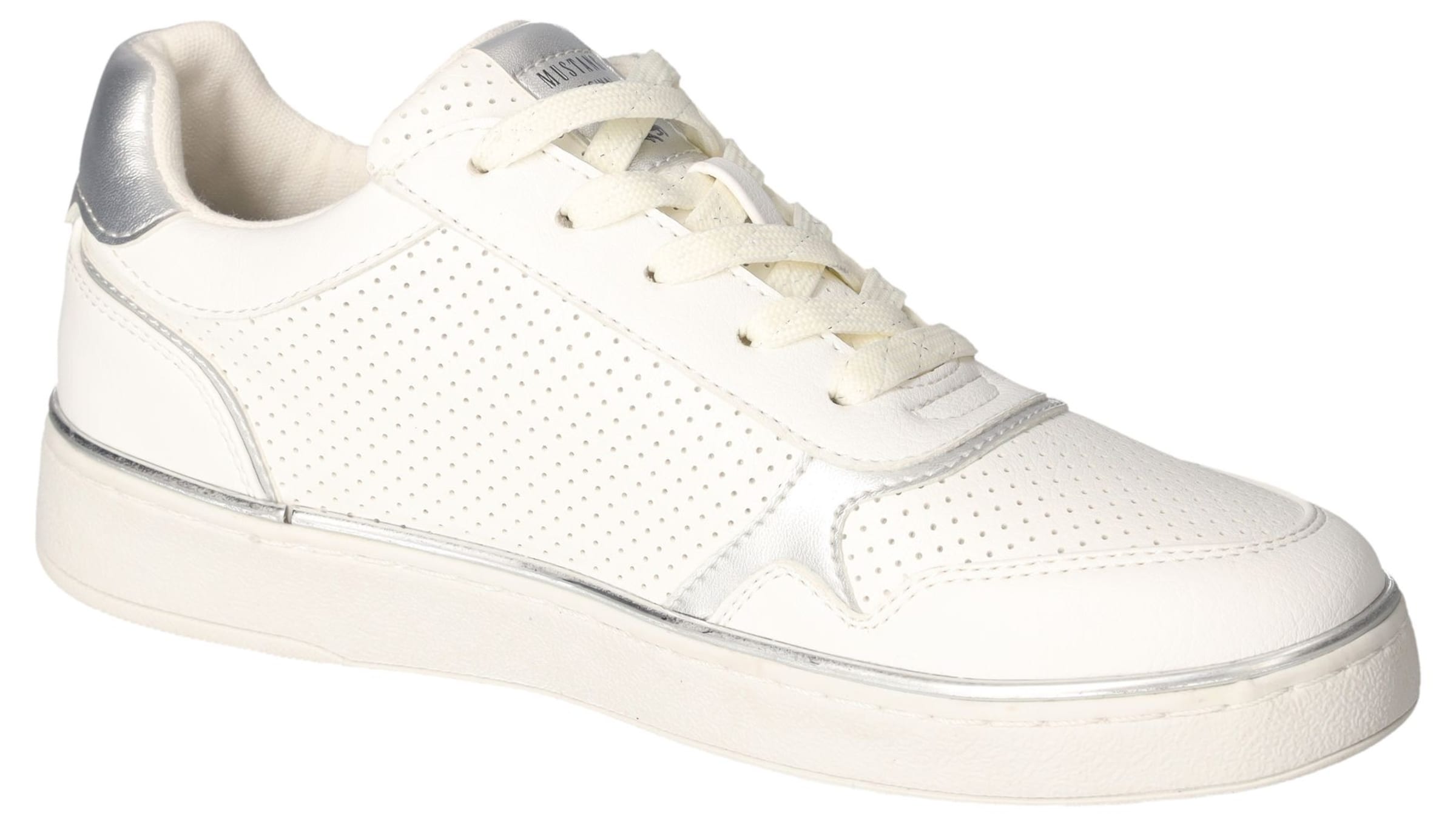 MUSTANG - Sapatilhas baixas em branco