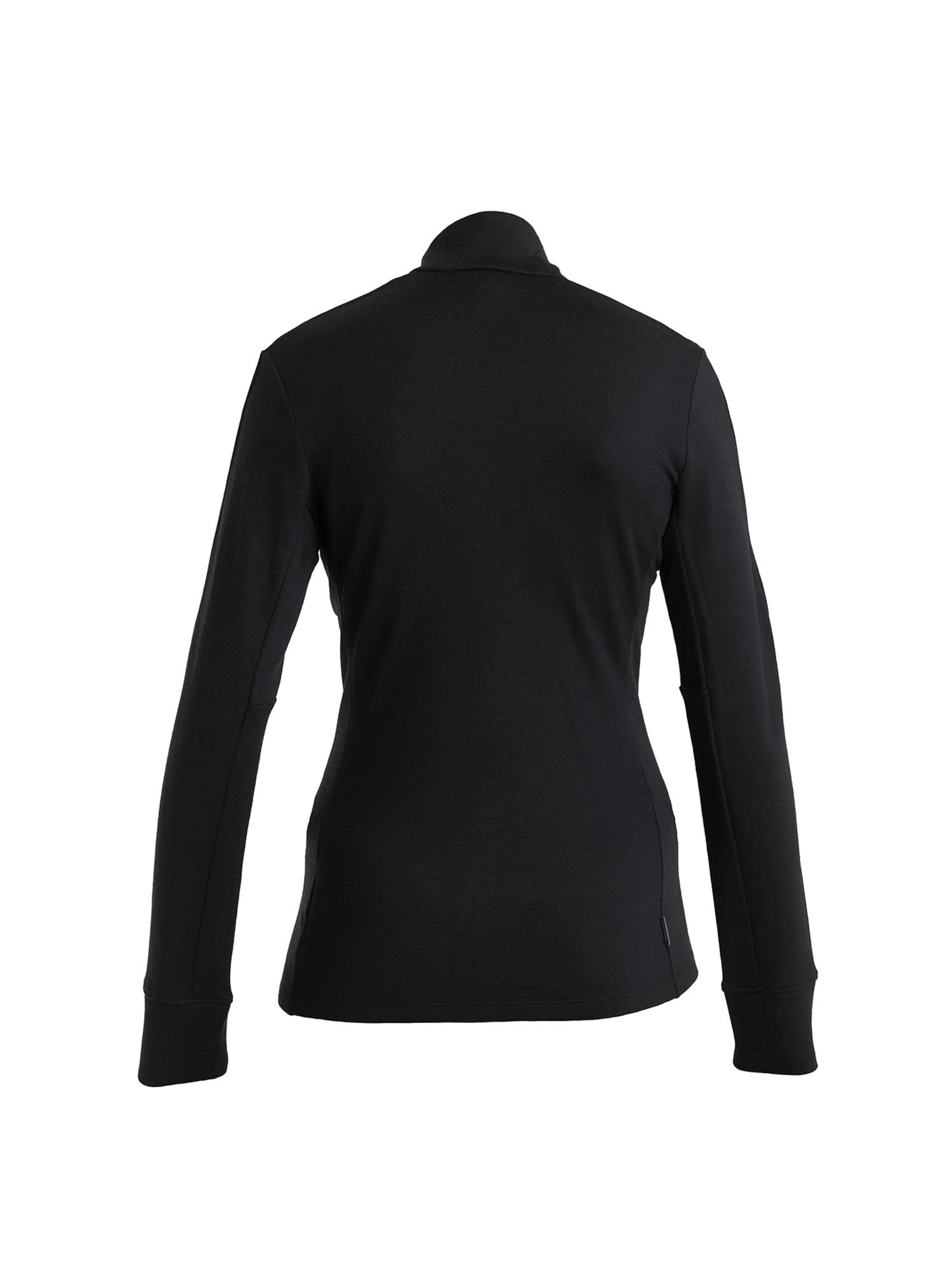 ICEBREAKER Αθλητική ζακέτα φούτερ σε μαύρο