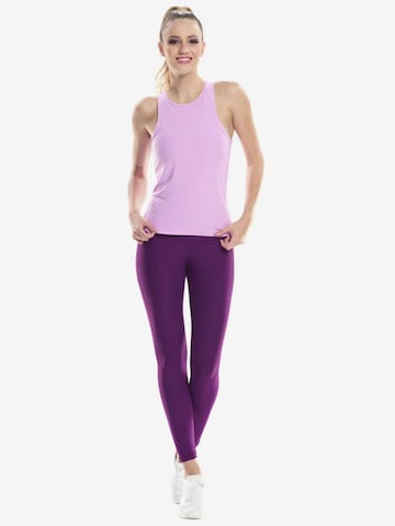 Winshape Skinny Workout Pants 'HWL117C' in Purple