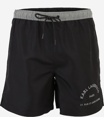Karl Lagerfeld Uimashortsit värissä musta: etupuoli