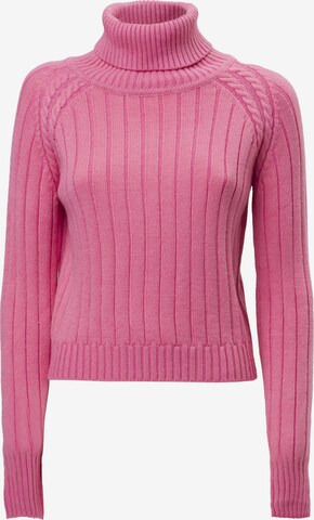 Pullover di Influencer in rosa: frontale