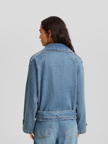 Bershka Between-season jacket in Blue