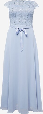SWING Curve Suknia wieczorowa w kolorze niebieski: przód
