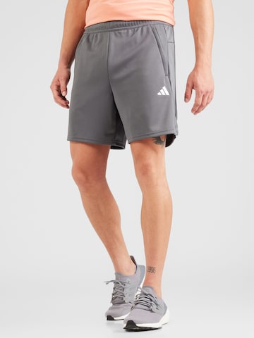 ADIDAS PERFORMANCE Обычный Спортивные штаны 'Train Essentials All Set' в Серый: спереди