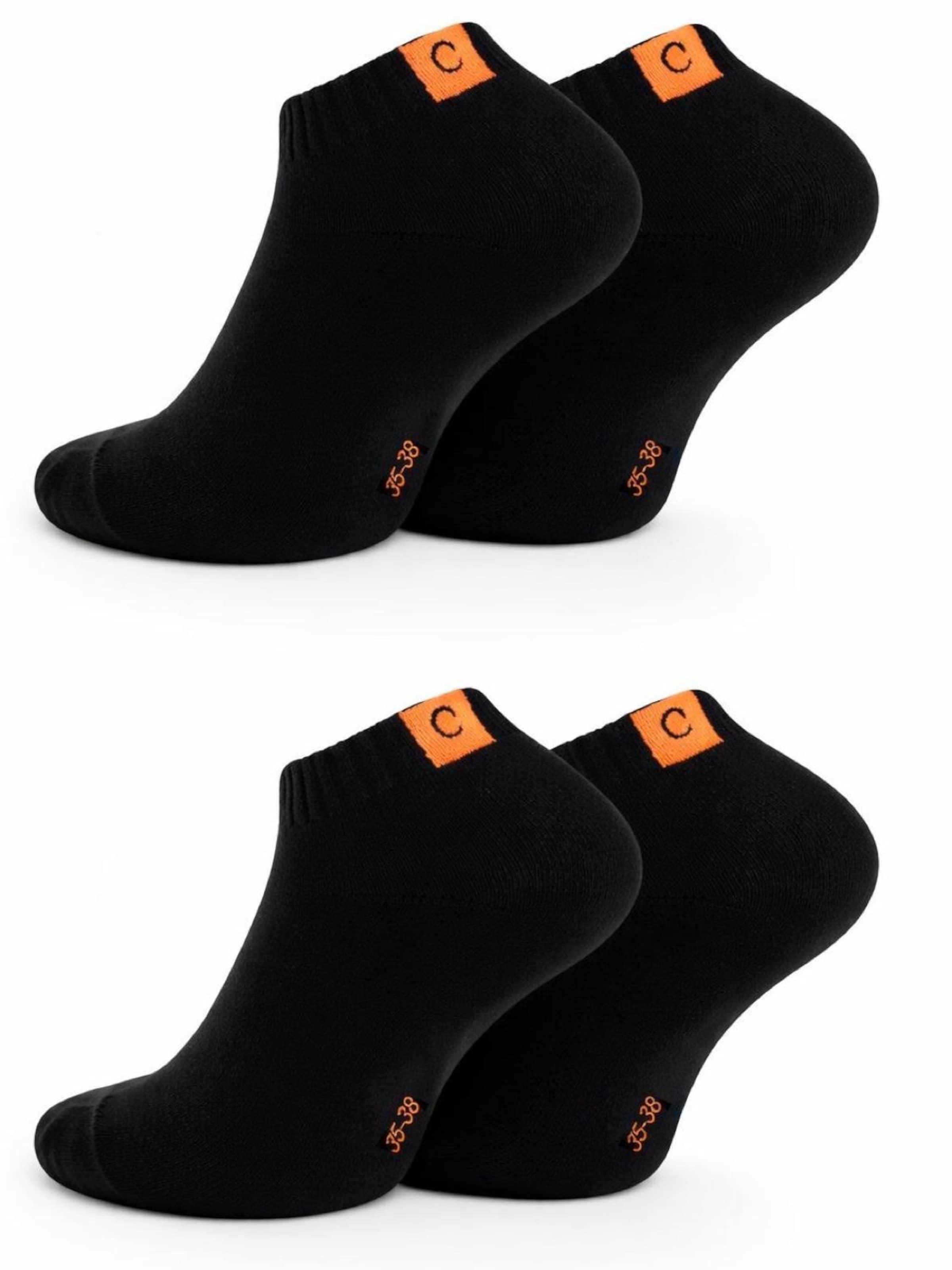 Cocain Underwear Athletic Socks 'mit Frotteesohle' in Black: front