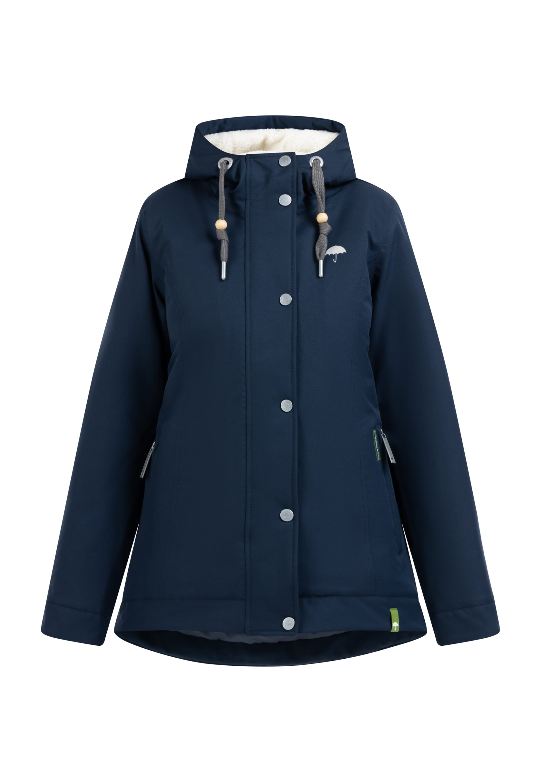 Schmuddelwedda Funkčná bunda - Modrá: predná strana