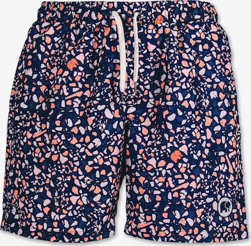 Trendsplant Uimashortsit ' TERRAZZO SEAQUAL®YARN ' värissä sininen: etupuoli