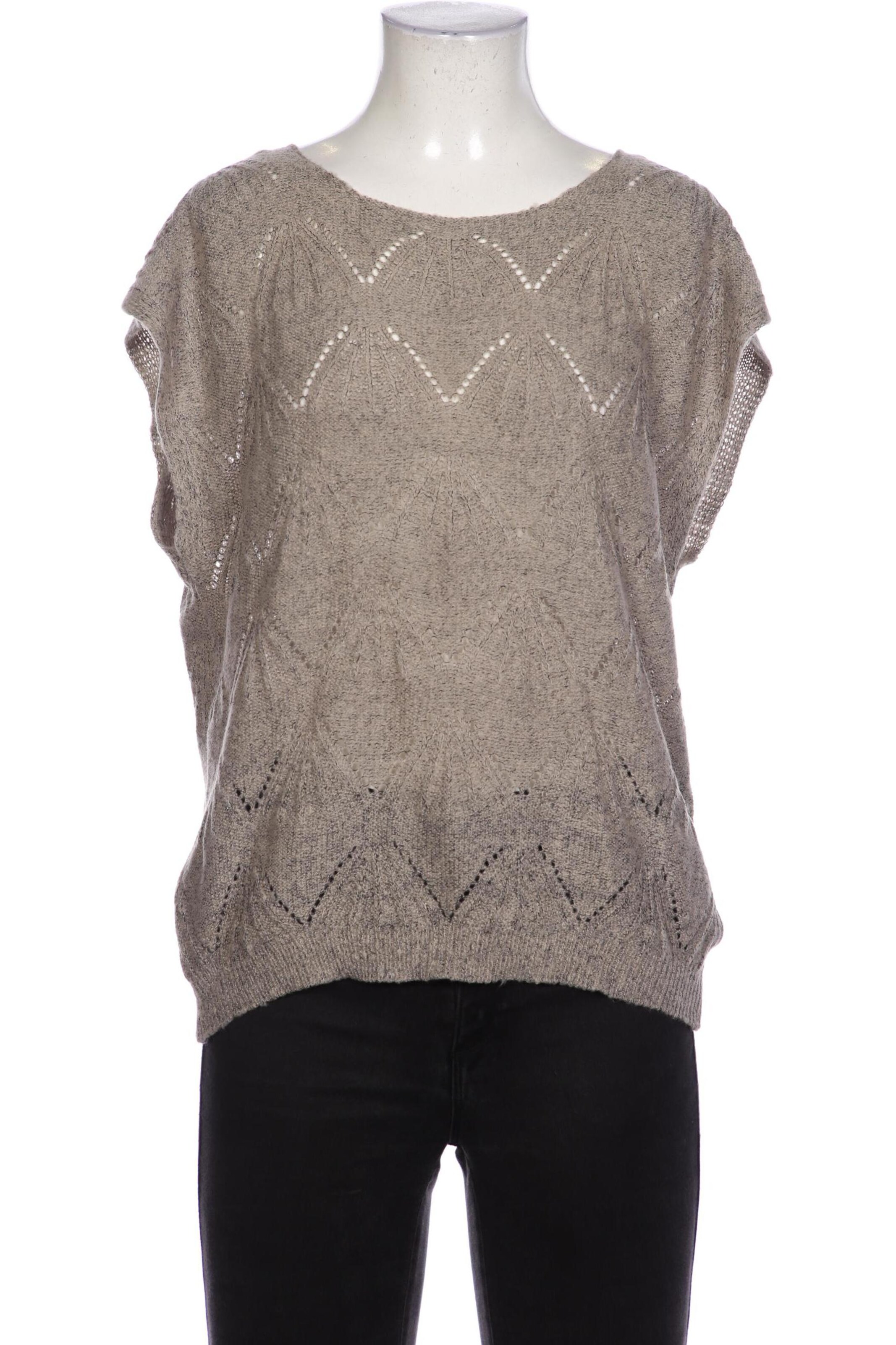 Cream Sweater & Cardigan in M in Grey: front