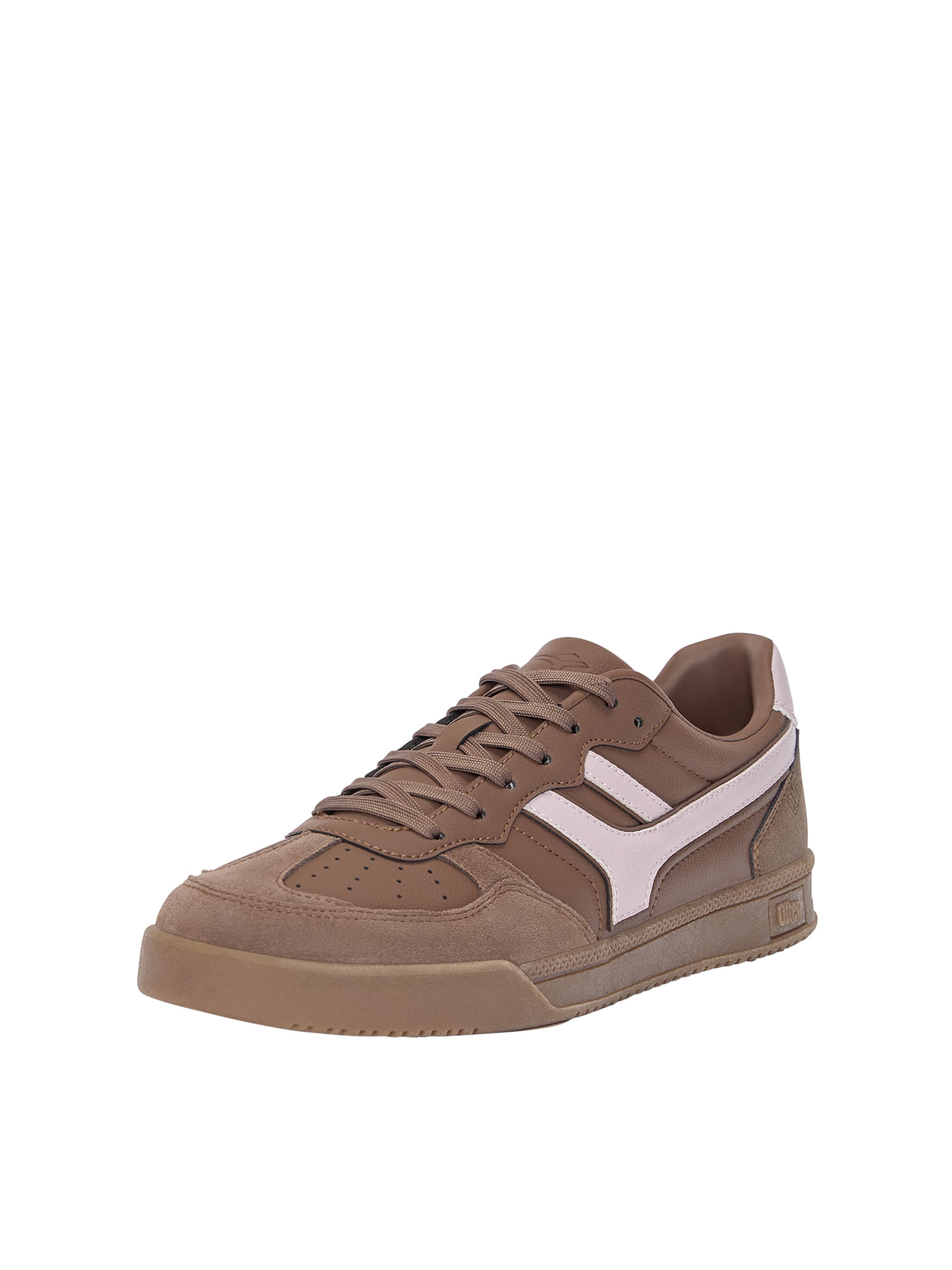 Pull&Bear Platform trainers in Cream / Brown, Item view