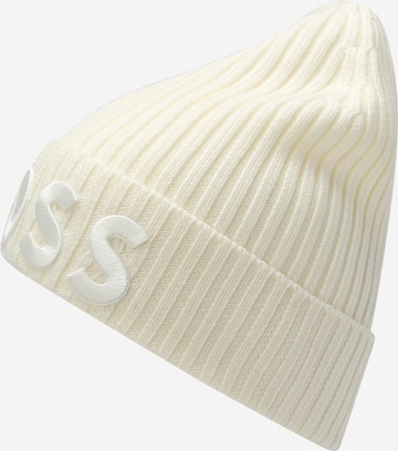 BOSS Black - Gorra 'Lara' en blanco: frente