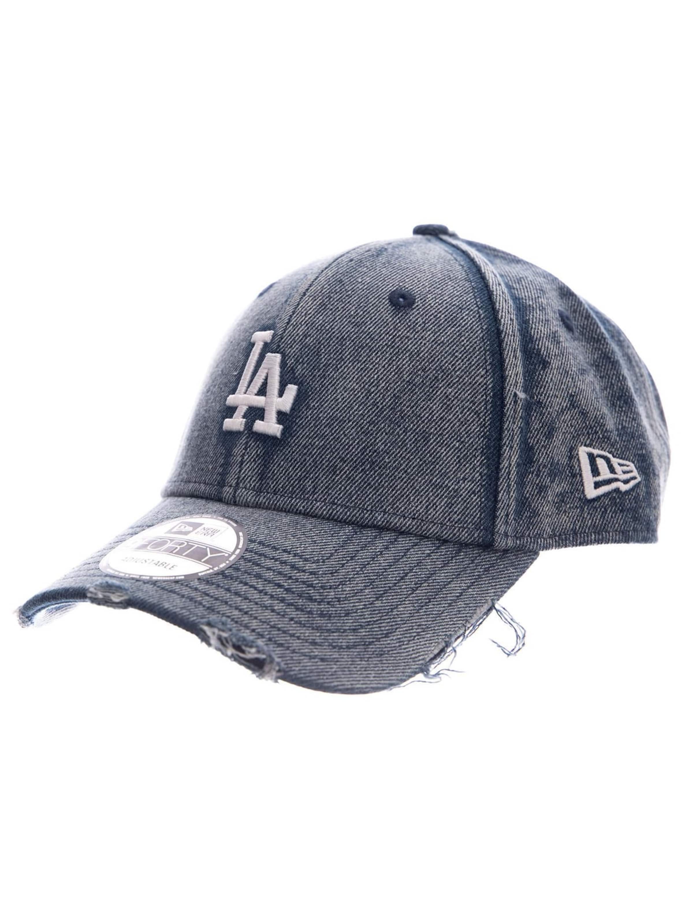Chapeaux '9FORTY® LOS ANGELES DODGERS PAB ACID WASH DENIM' NEW ERA en bleu : devant