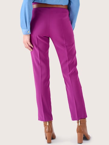 Camomilla Slimfit Bügelfaltenhose 'Jacquelid' in Lila