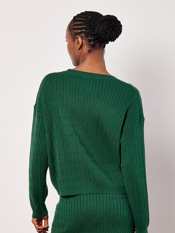 Pull-over Apricot en vert
