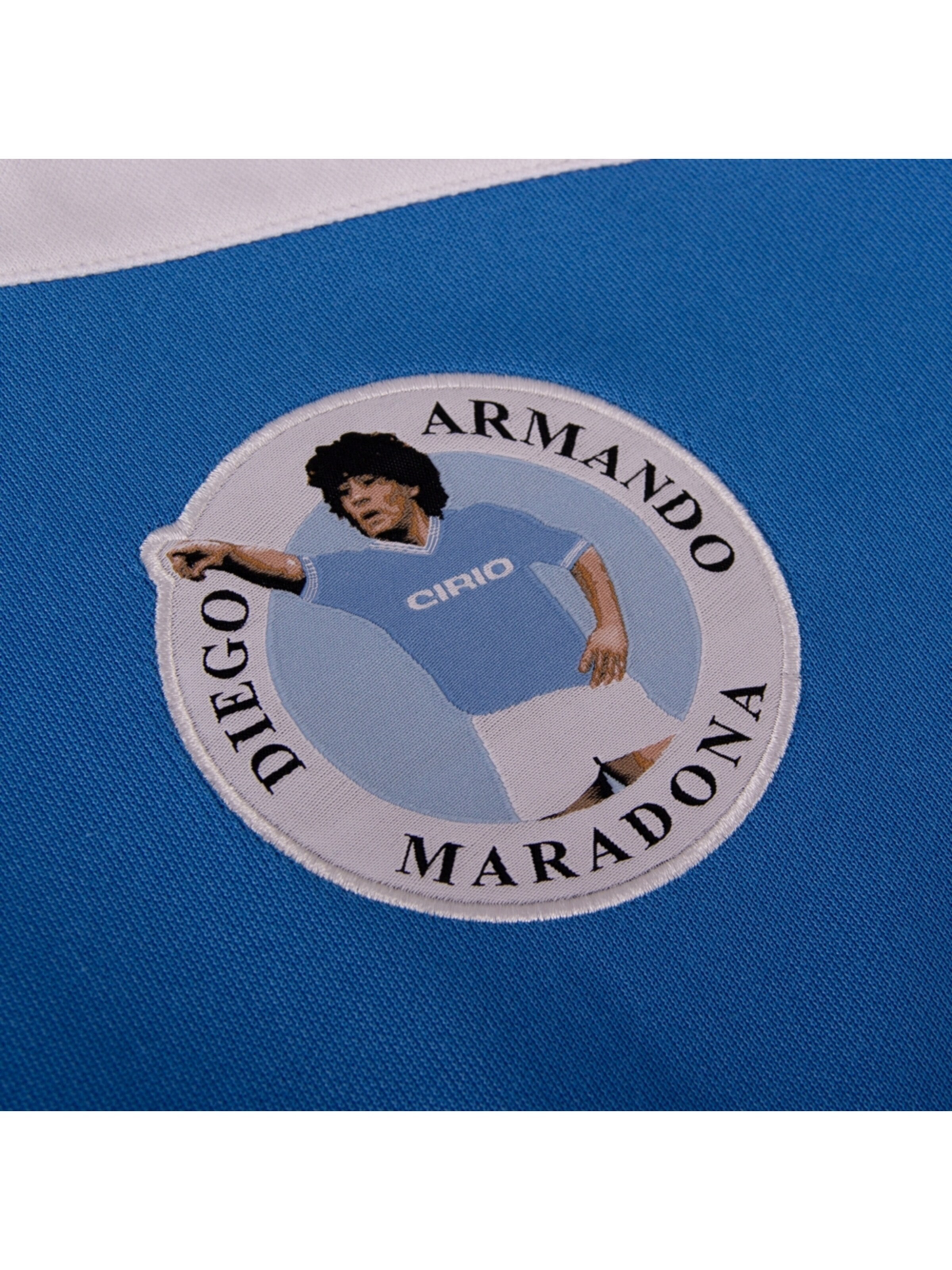 COPA FOOTBALL Sports jacket 'Maradona x COPA Napoli 1984 Retro Voetbaljack' in Blue