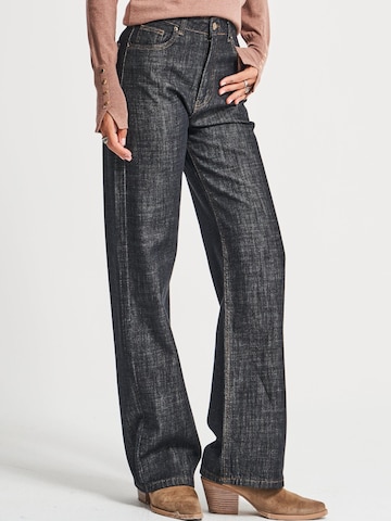 IT'S BASIC Regular Jeans 'Straight Mid Rise Jeans' in Blauw