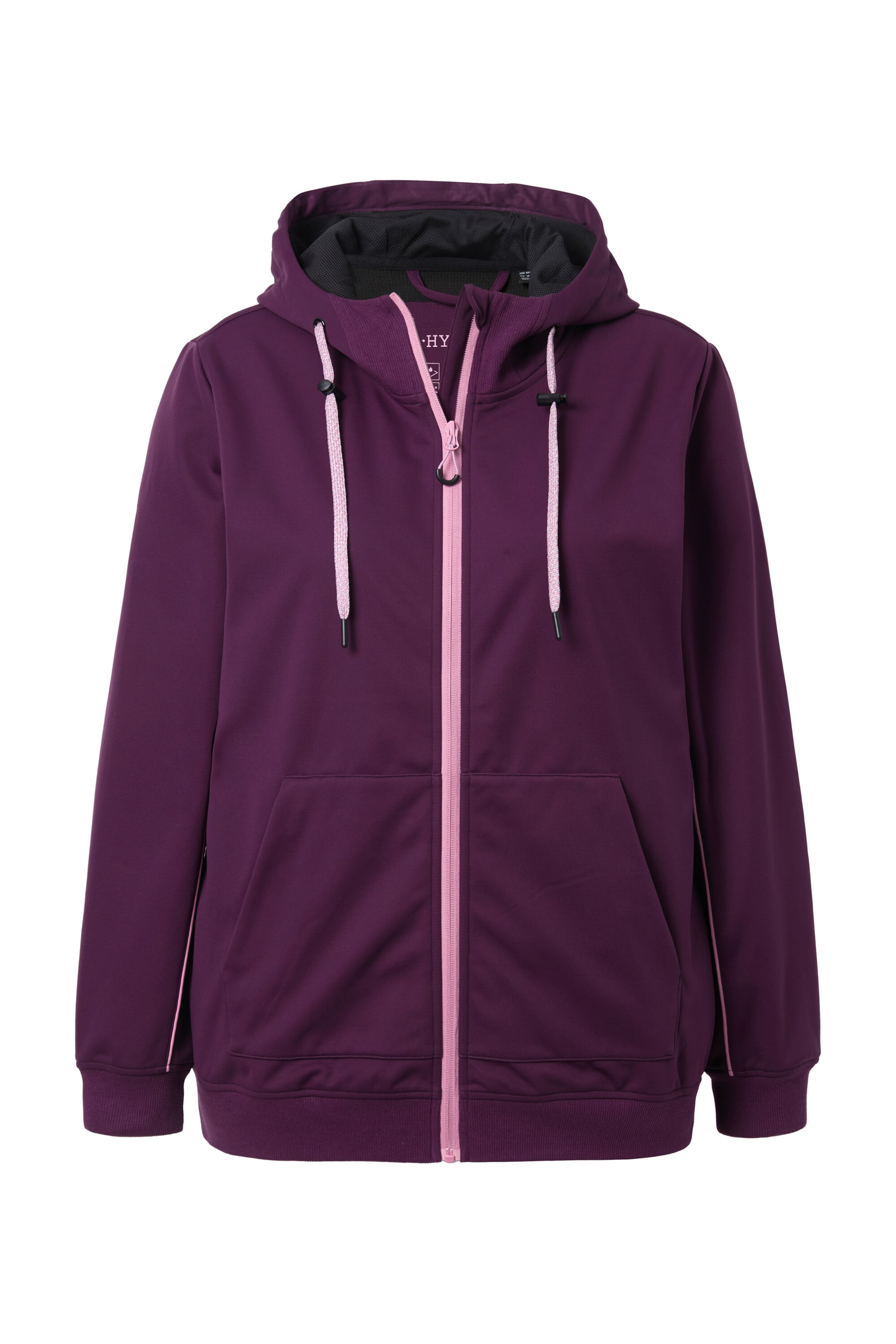 Ulla Popken Functionele jas in Lila: voorkant