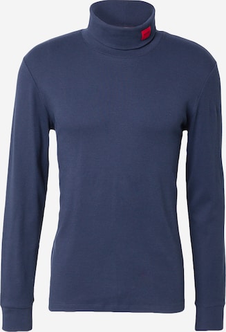 HUGO Póló 'Derollo224' - kék: elől