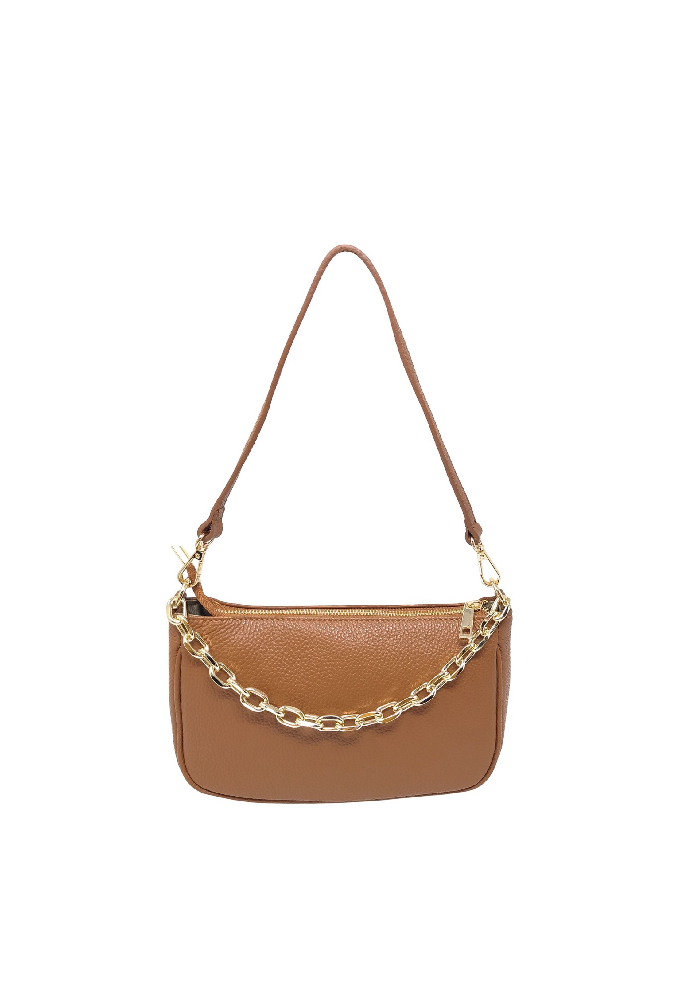 CHICCA BORSE Schoudertas in de kleur Cognac, Productweergave