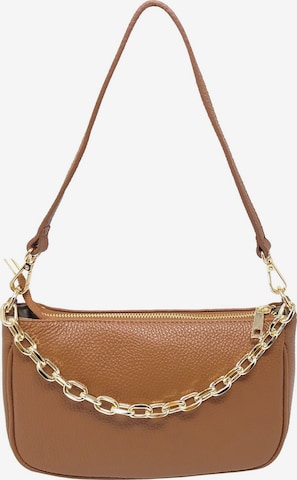 CHICCA BORSE Schoudertas in Bruin: voorkant