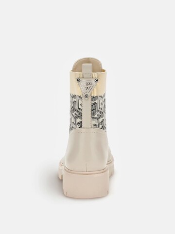 GUESS Lace-Up Ankle Boots 'Raziela' in Beige
