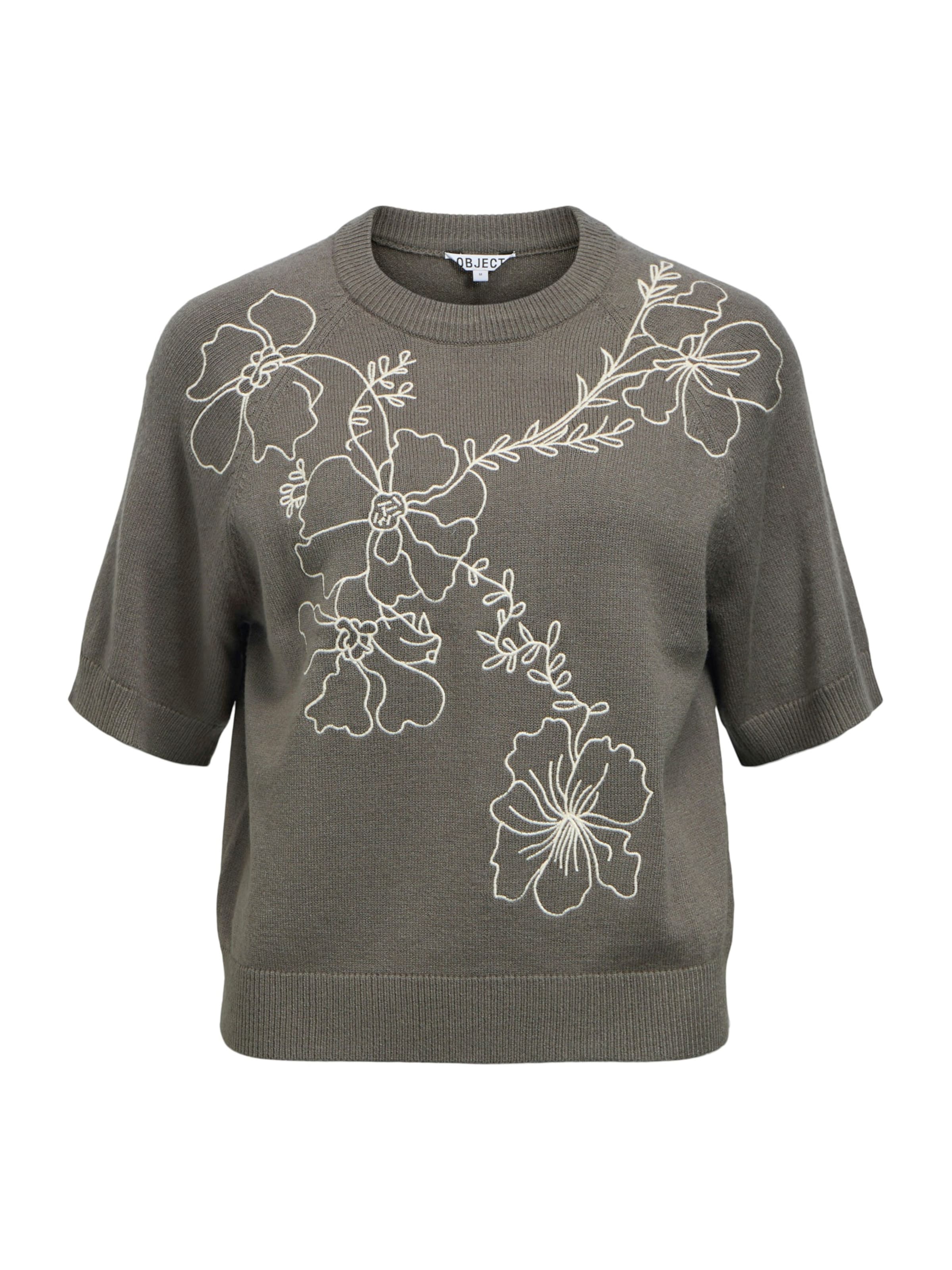 OBJECT Pullover 'OBJLANEY RUBIN' in Grau: Vorderseite