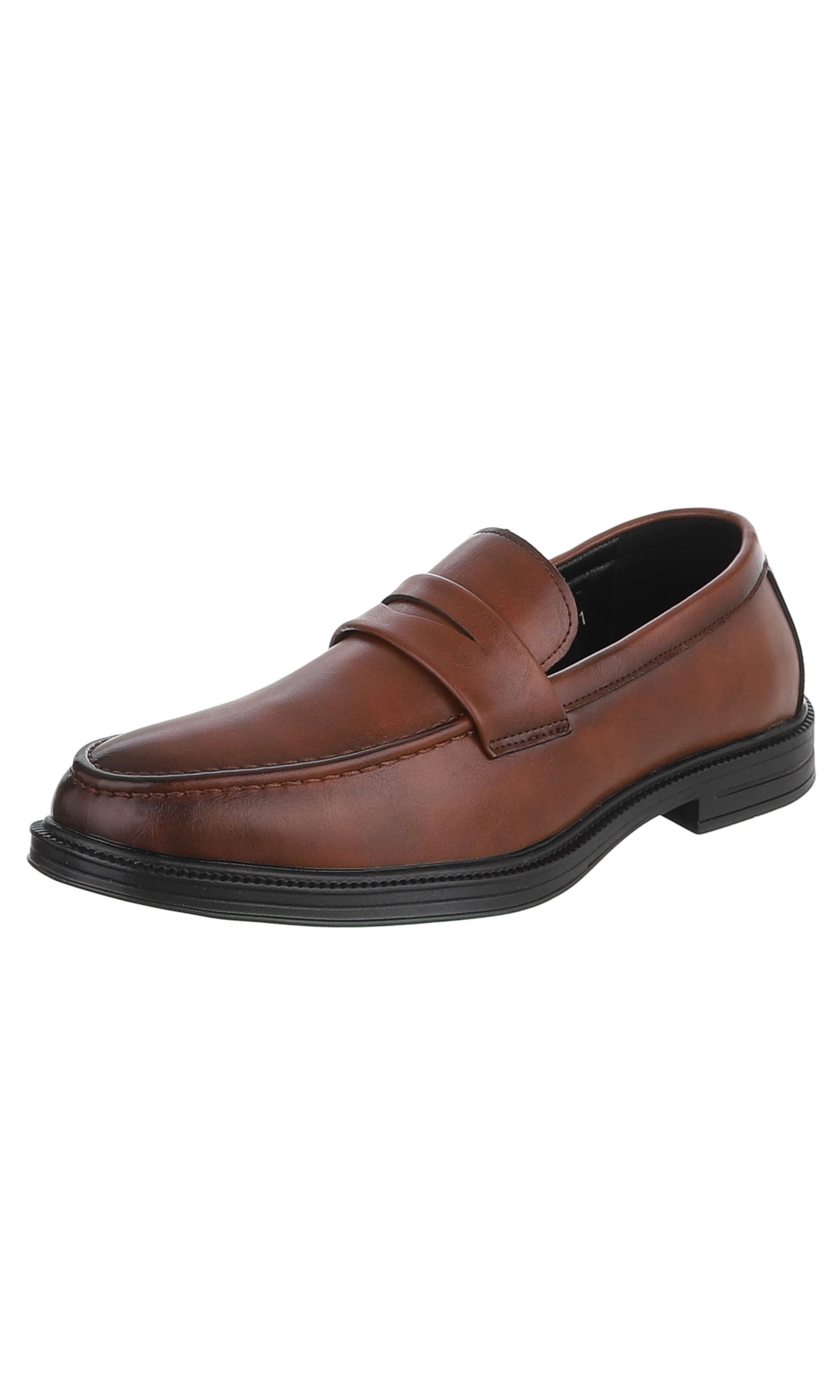 CoolWalk Classic Flats in Brown: front