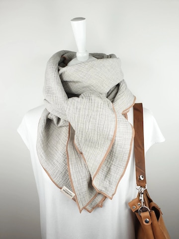wundabaa Scarf 'Musselin' in Beige