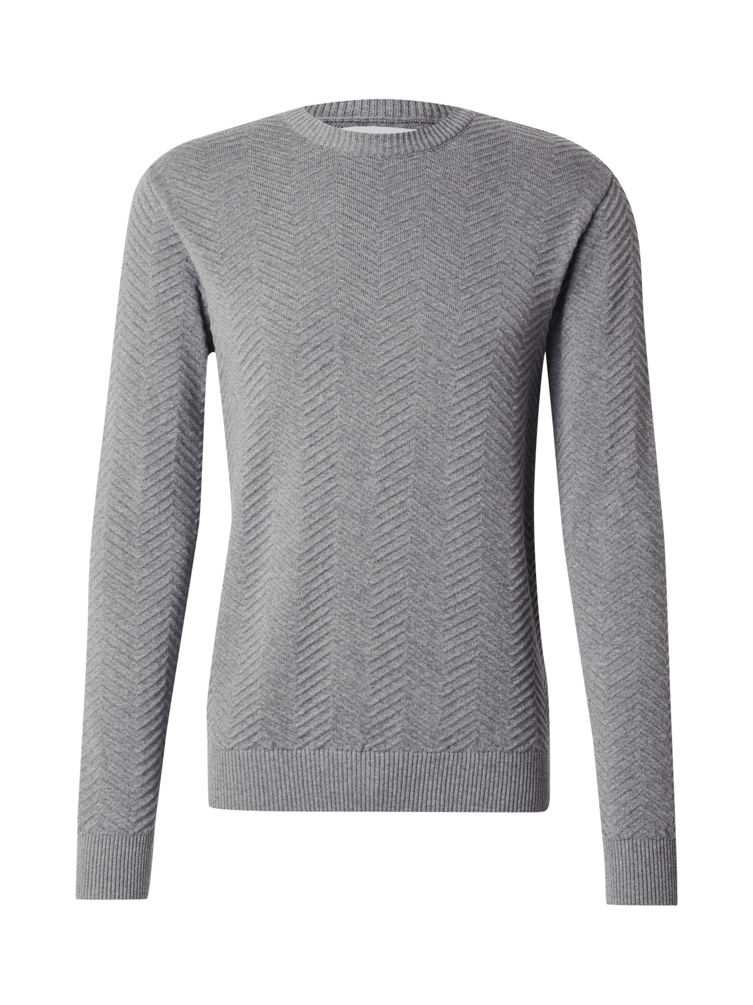 Kronstadt Свитер 'Carlo' в Серый: спереди