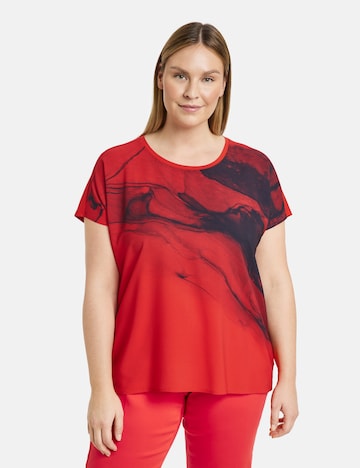 SAMOON Shirt in Red: front