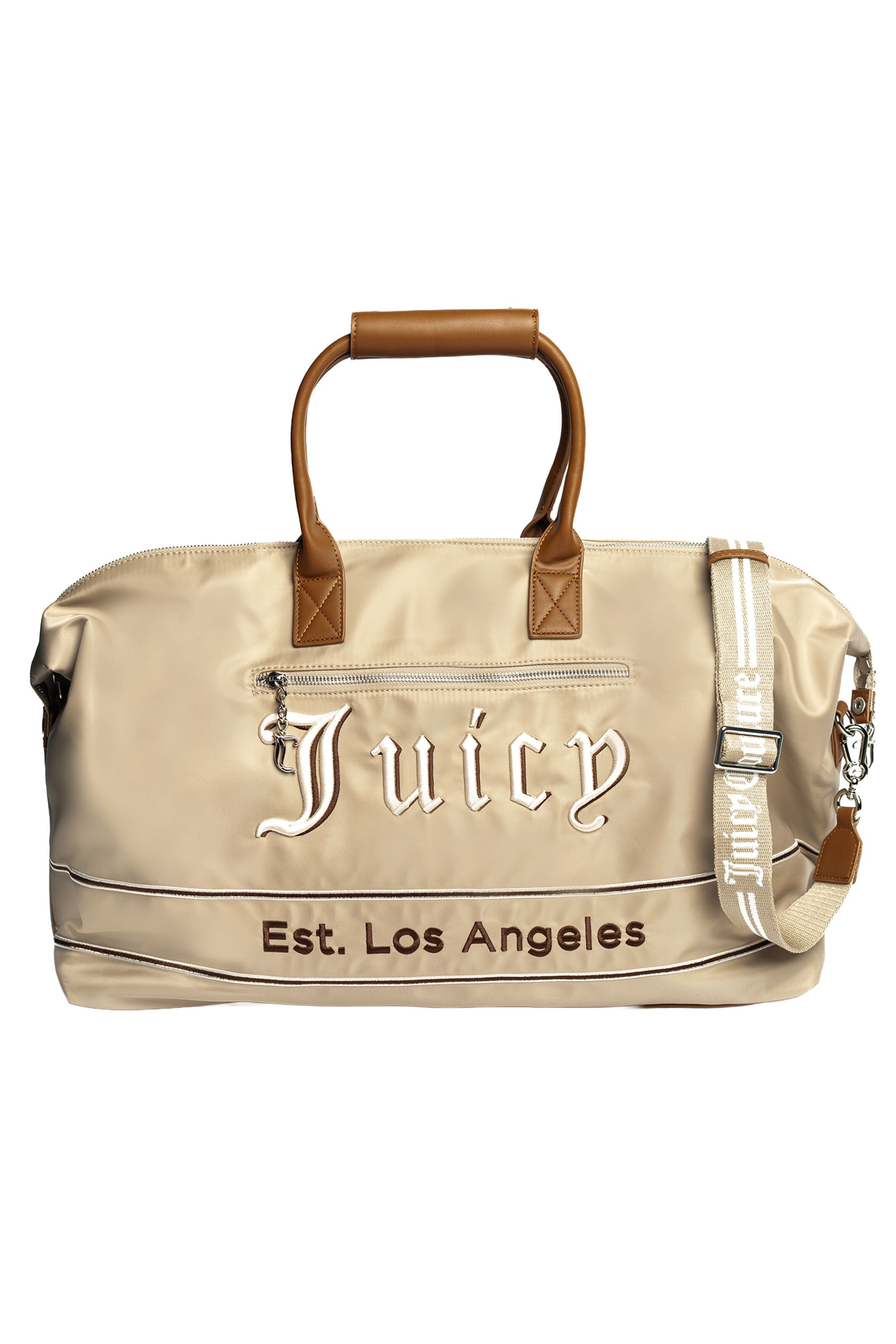 Juicy Couture Travel bag 'Weekender' in Beige: front