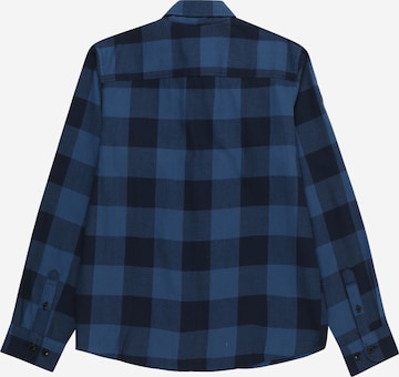 Jack & Jones Junior Regular fit Button Up Shirt 'GINGHAM' in Blue